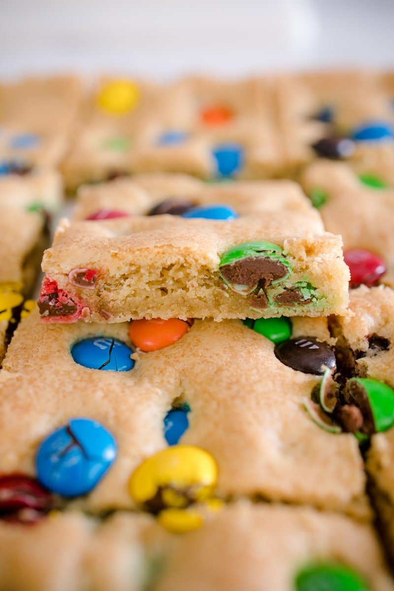 M&M Candy Bars Cookies