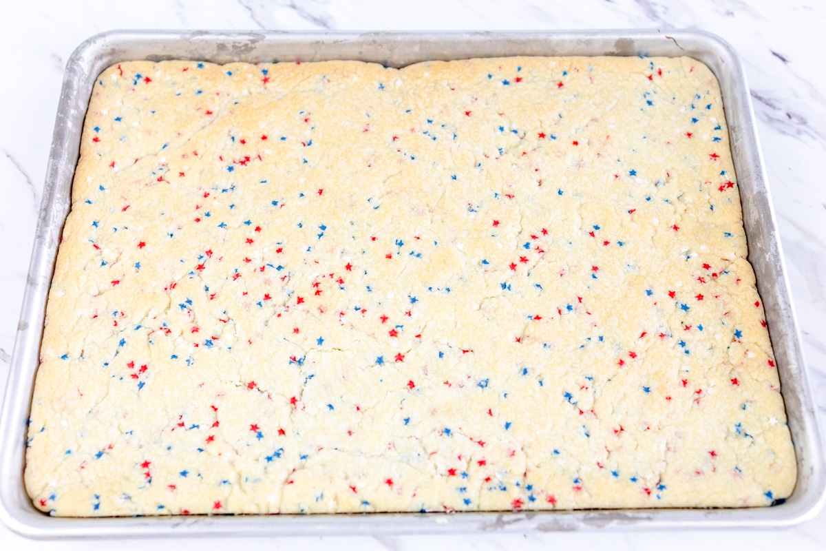 Sugar Cookie Bars (sheet pan) - Together as Family