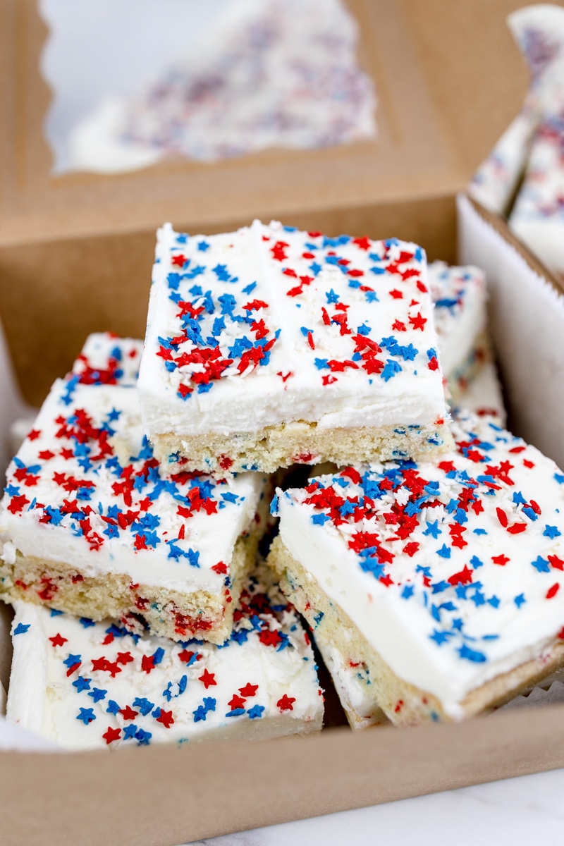 4th of July Sugar Cookie Bars