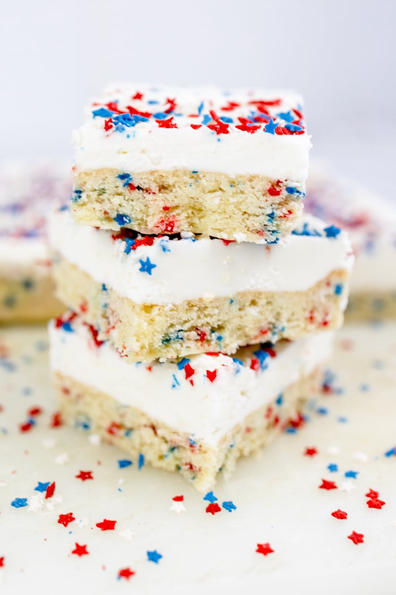 4th of July Sugar Cookie Bars