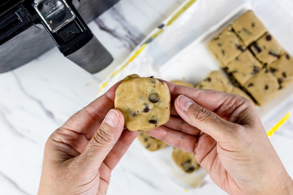 Air Fryer Cookies using Refrigerated Cookie Dough