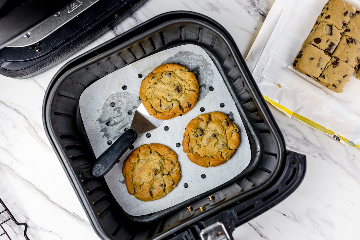 Air Fryer Cookies using Refrigerated Cookie Dough