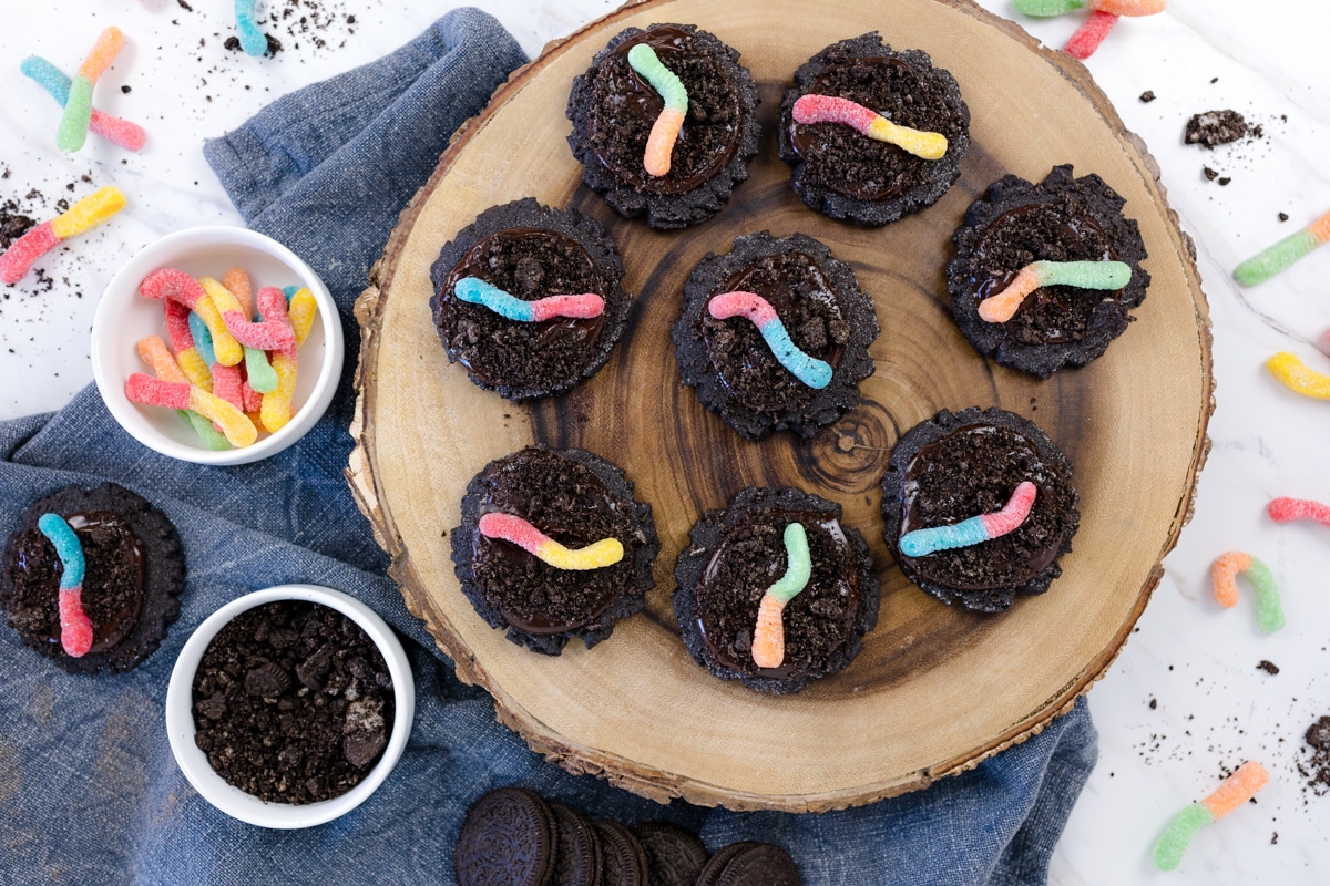 Worm and Dirt cookies