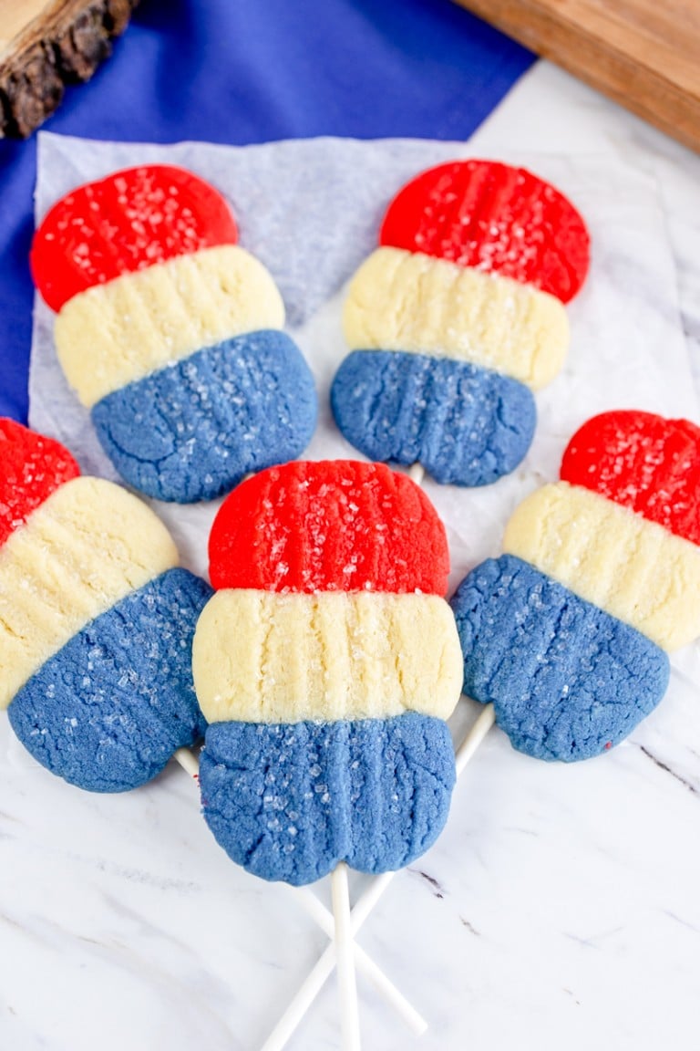 Firecracker 4th Of July Cookies