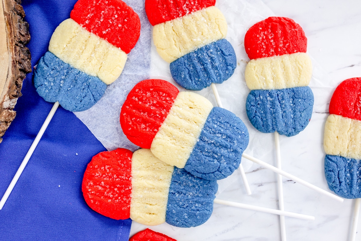 Firecracker 4th Of July Cookies