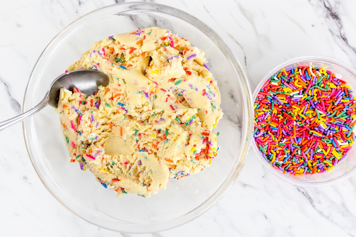 Funfetti Cookies with Sprinkles