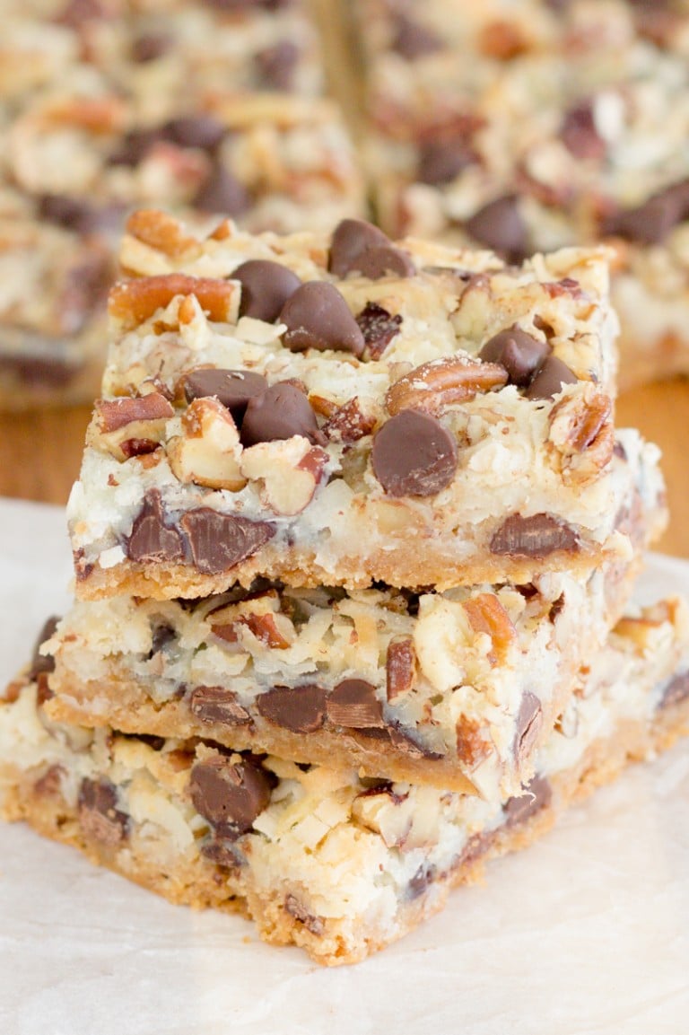 Hello Dolly Bars A Magic Cookie 7 Layer Bar Recipe