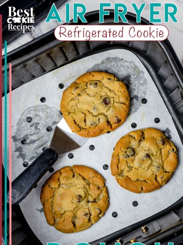 Air Fryer Refrigerated Chocolate Chip Cookies