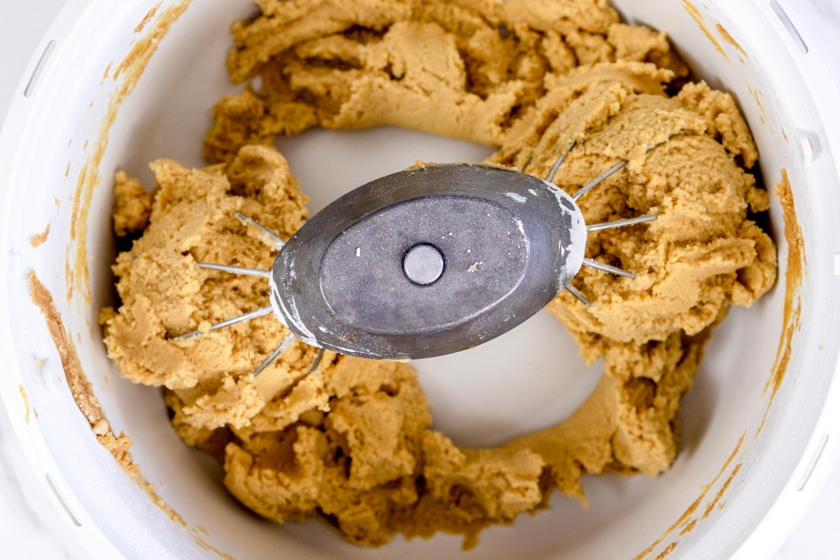 Peanut butter Cookie Dough in Bosch Universal Mixer