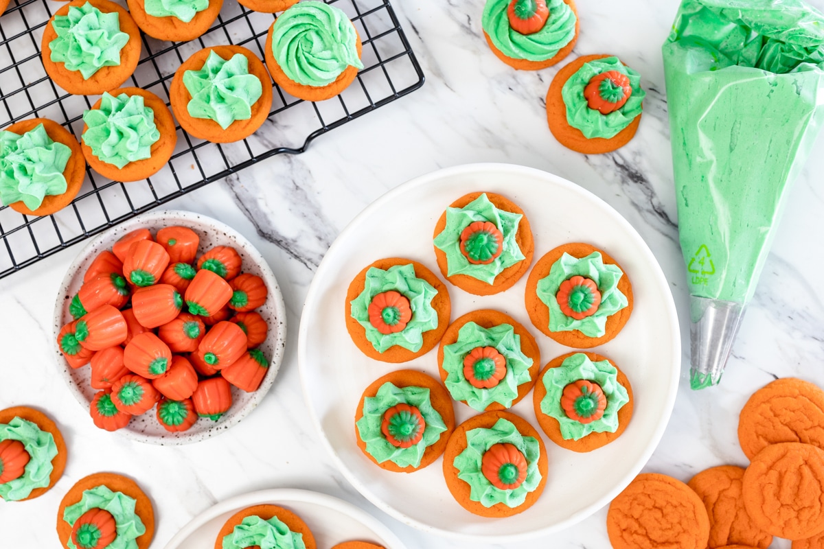 Halloween Pumpkin Cookies