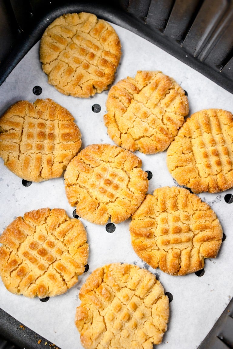 The BEST Air Fryer Homemade Peanut Butter Cookies Recipe Best Cookie