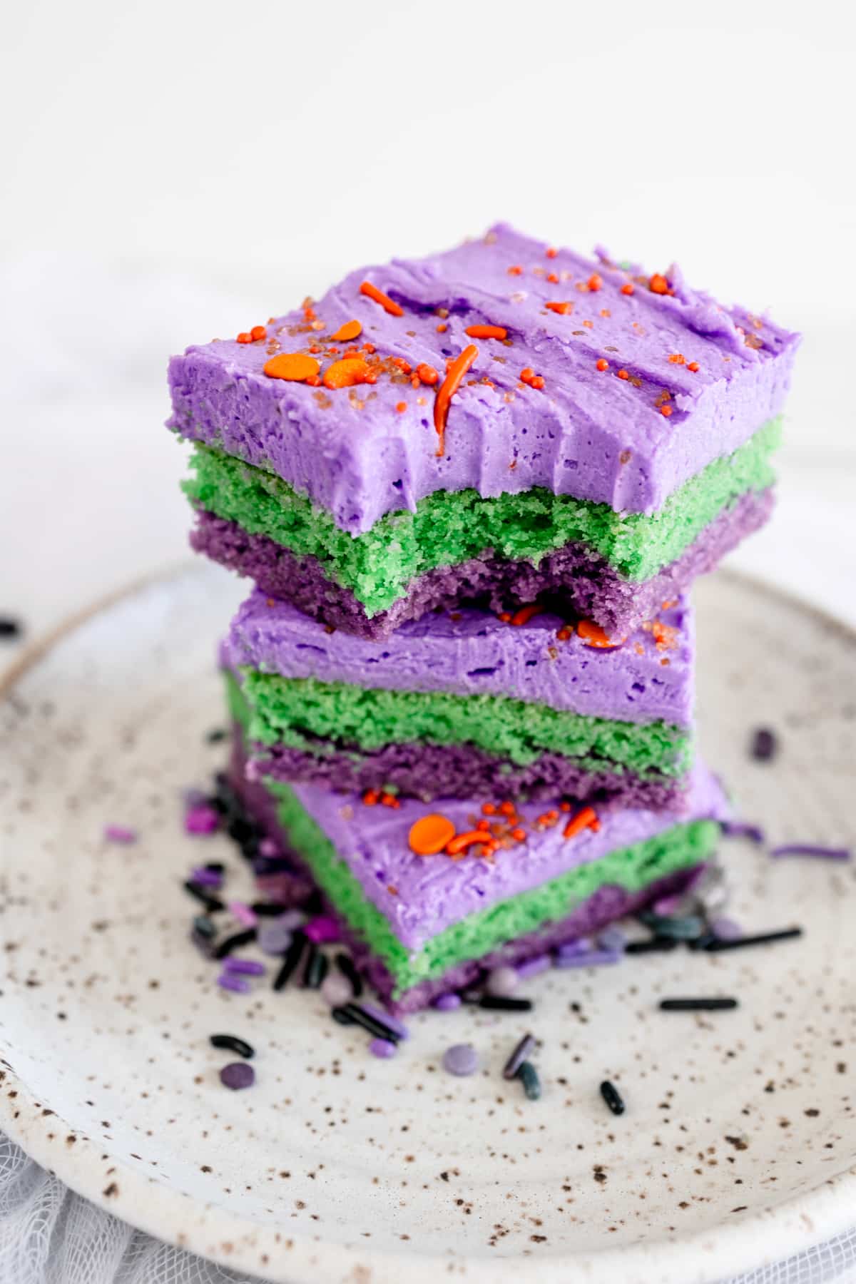 Halloween Sugar cookie bars