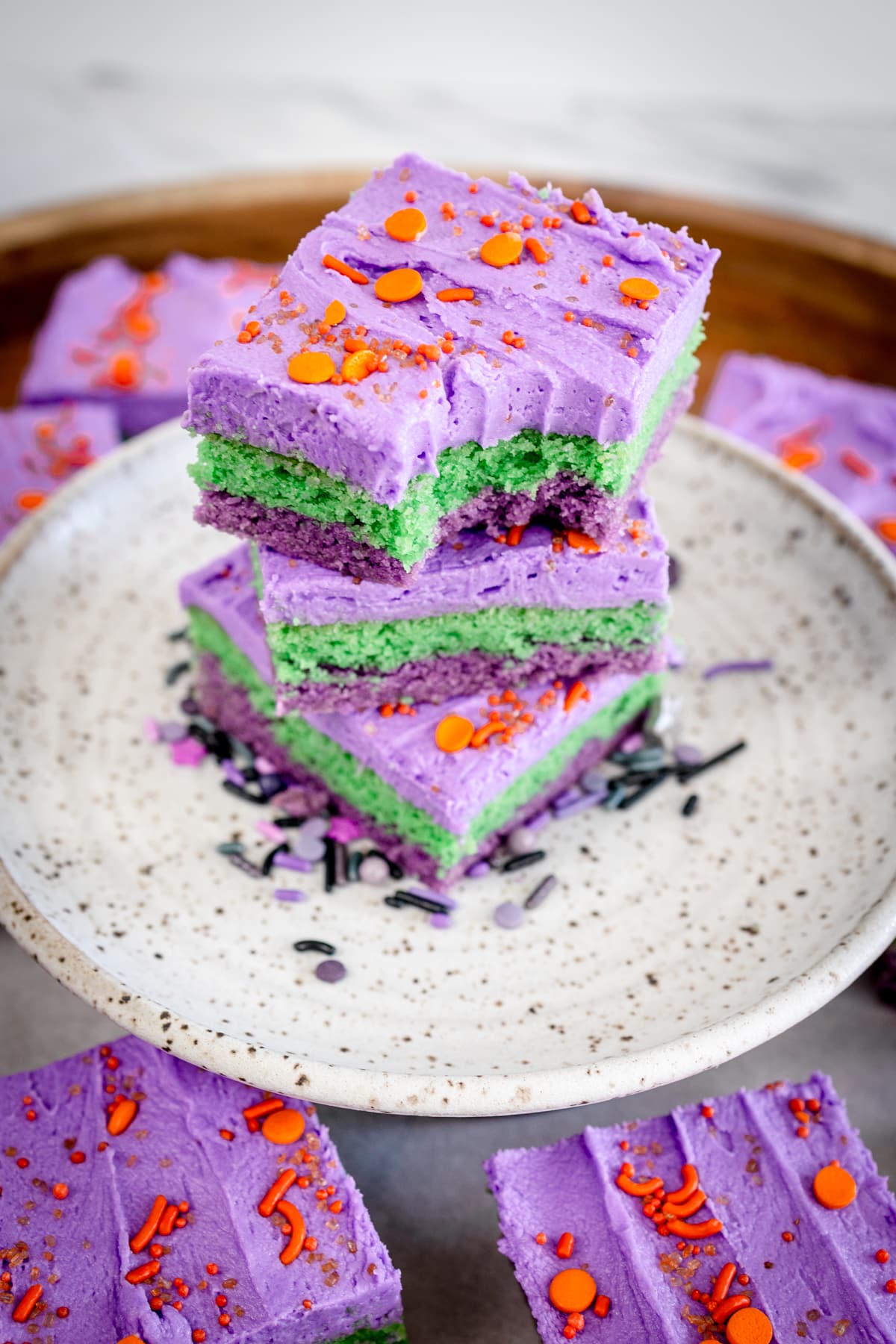 Halloween Sugar Cookie Bars