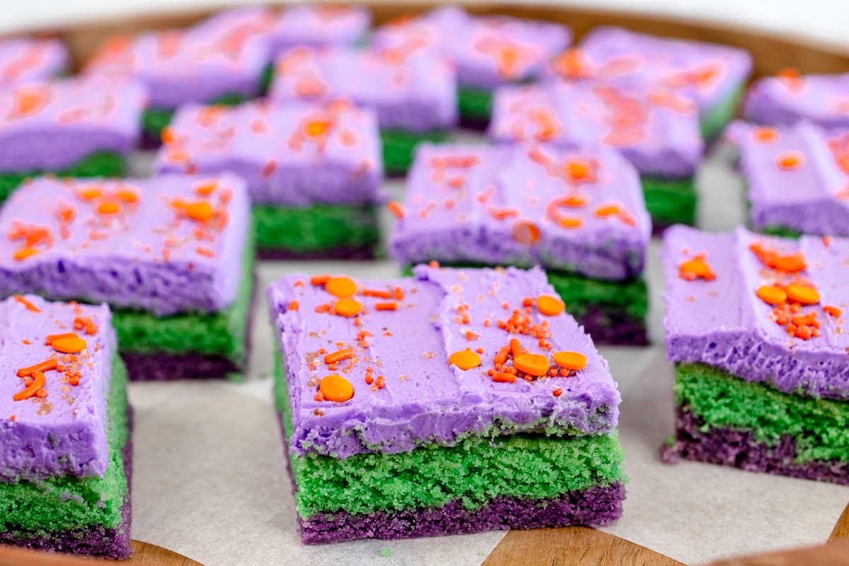 Halloween Sugar Cookie Bars