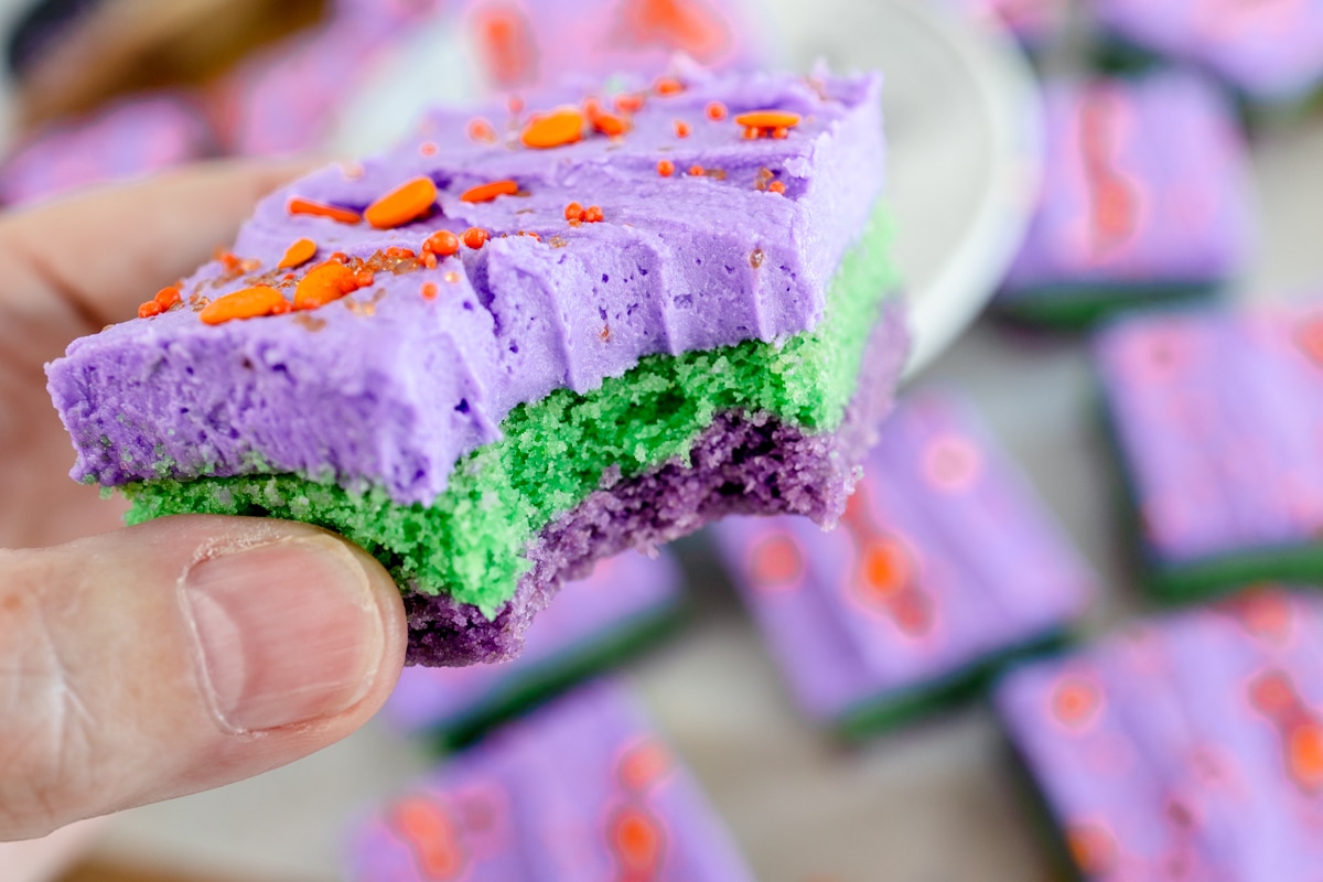 Halloween Sugar Cookie Bars