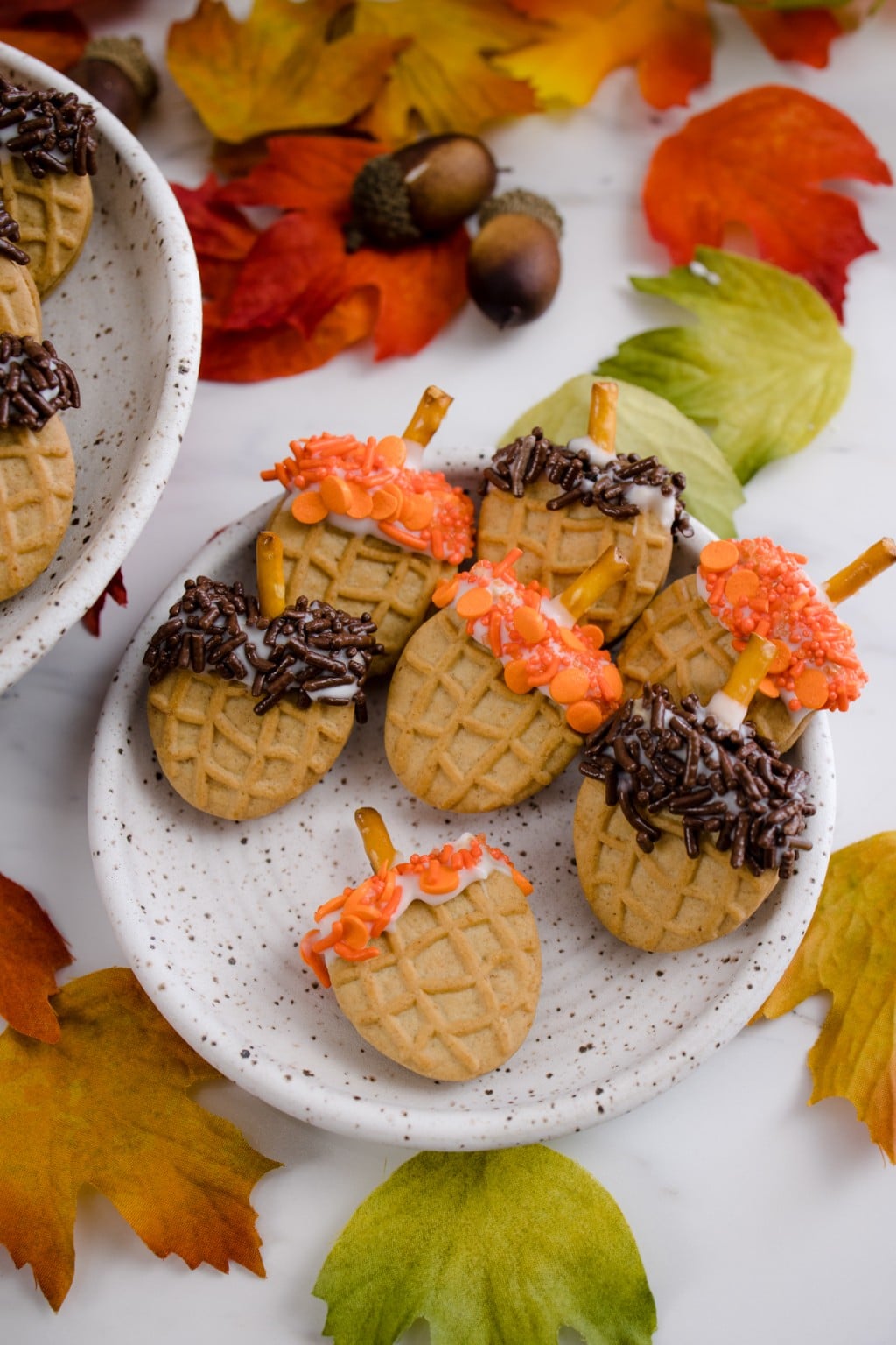 Easy Nutter Butter Acorn Cookies No Bake Fall Treat 0775