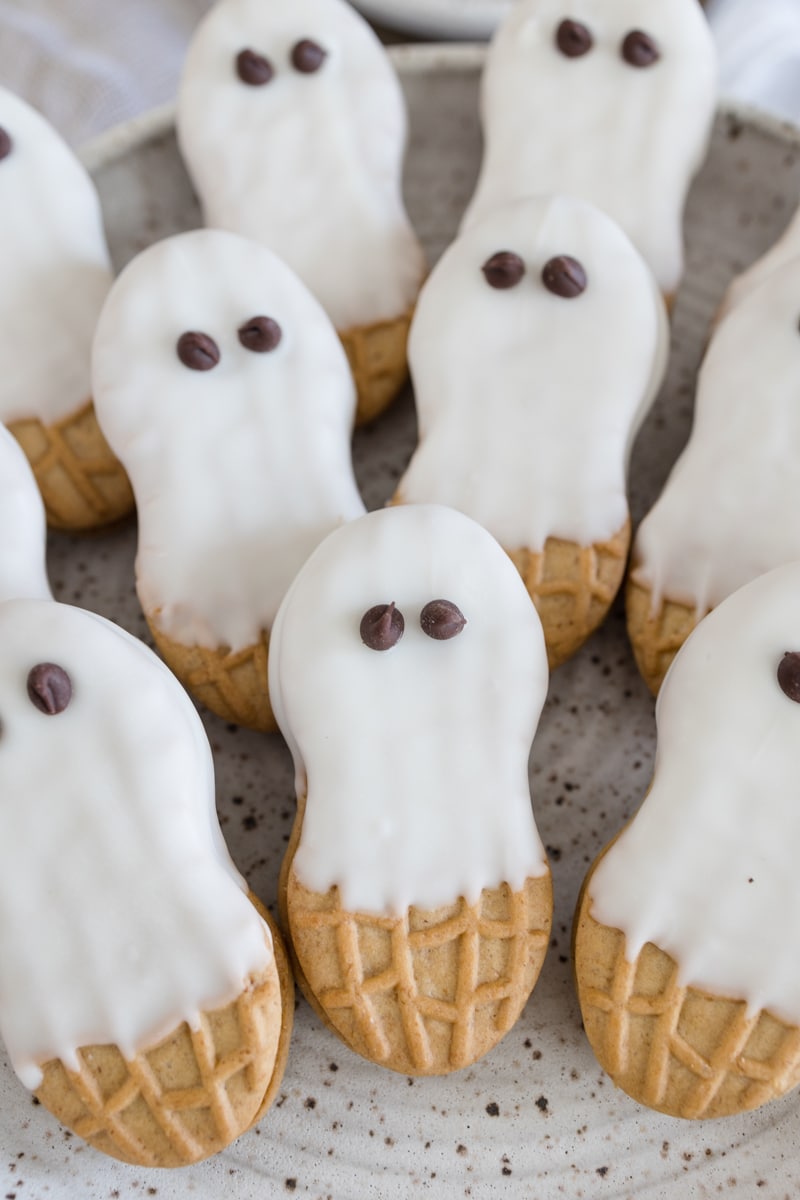 Ghost Nutter Butter Cookies
