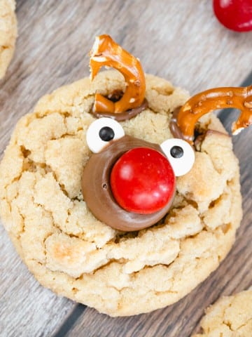 Reindeer Cookies with Rolos