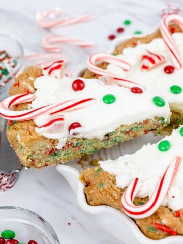 Christmas Sugar Cookie Pie