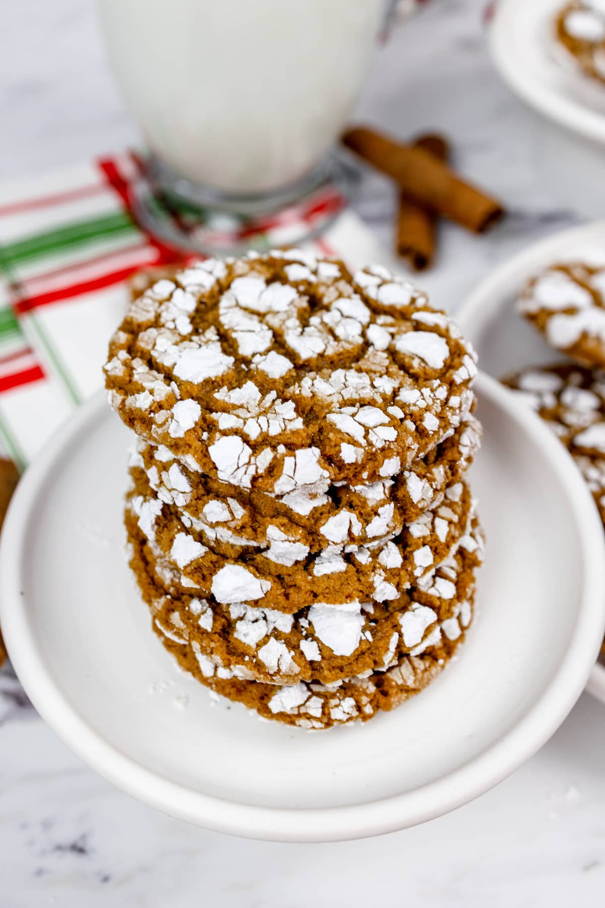 Gingerbread Crinkle Cookie Recipe
