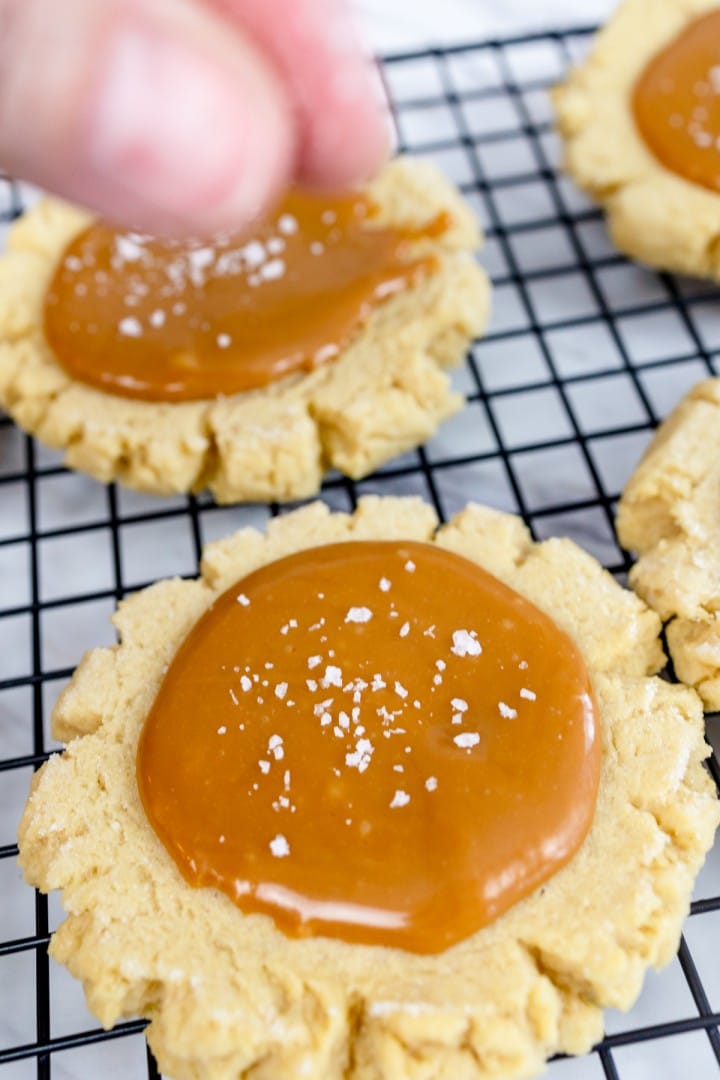 Best Salted Caramel Cookies Recipe with Brown Sugar