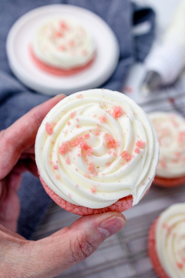 Pink Velvet Crumbl Cookies Copycat Best Cookie Recipes