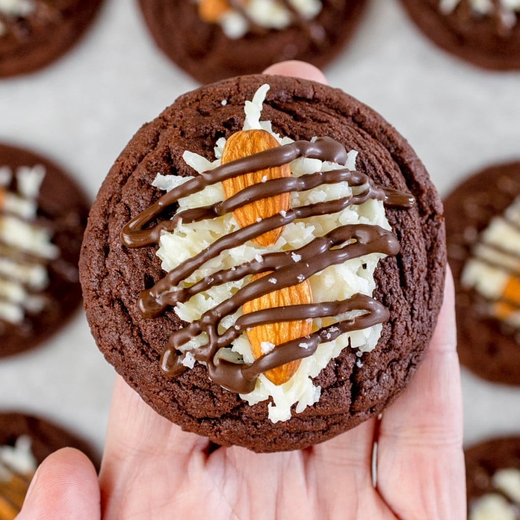 Easy Chewy Almond Joy Cookies Recipe Homemade