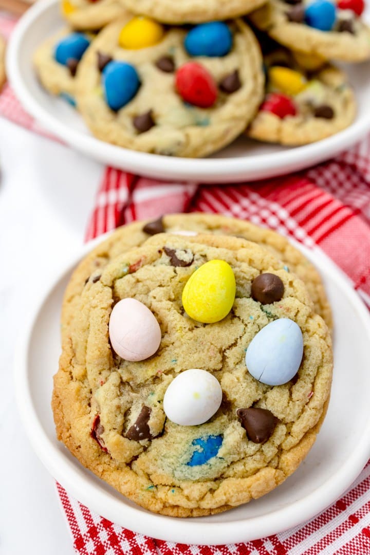 Easter Cadbury Mini Egg Chocolate Chip Cookies