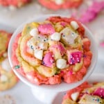 Circus Animal Cookies with Pudding and Sprinkles