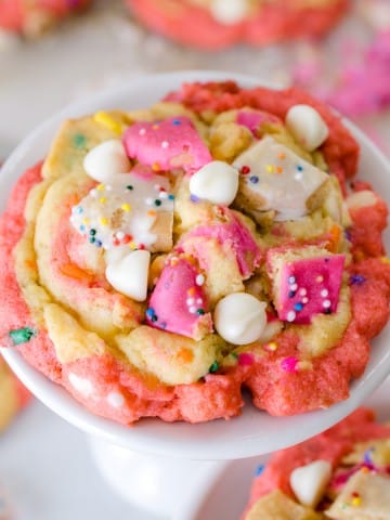 Circus Animal Cookies with Pudding and Sprinkles