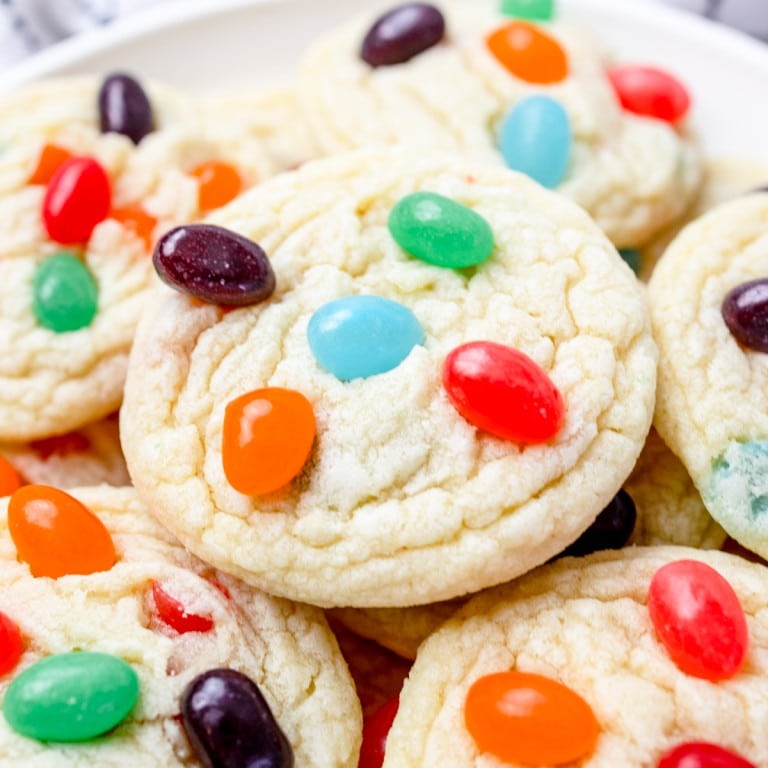 Spring Jelly Bean Cookies Soft Sugar Cookie Recipe