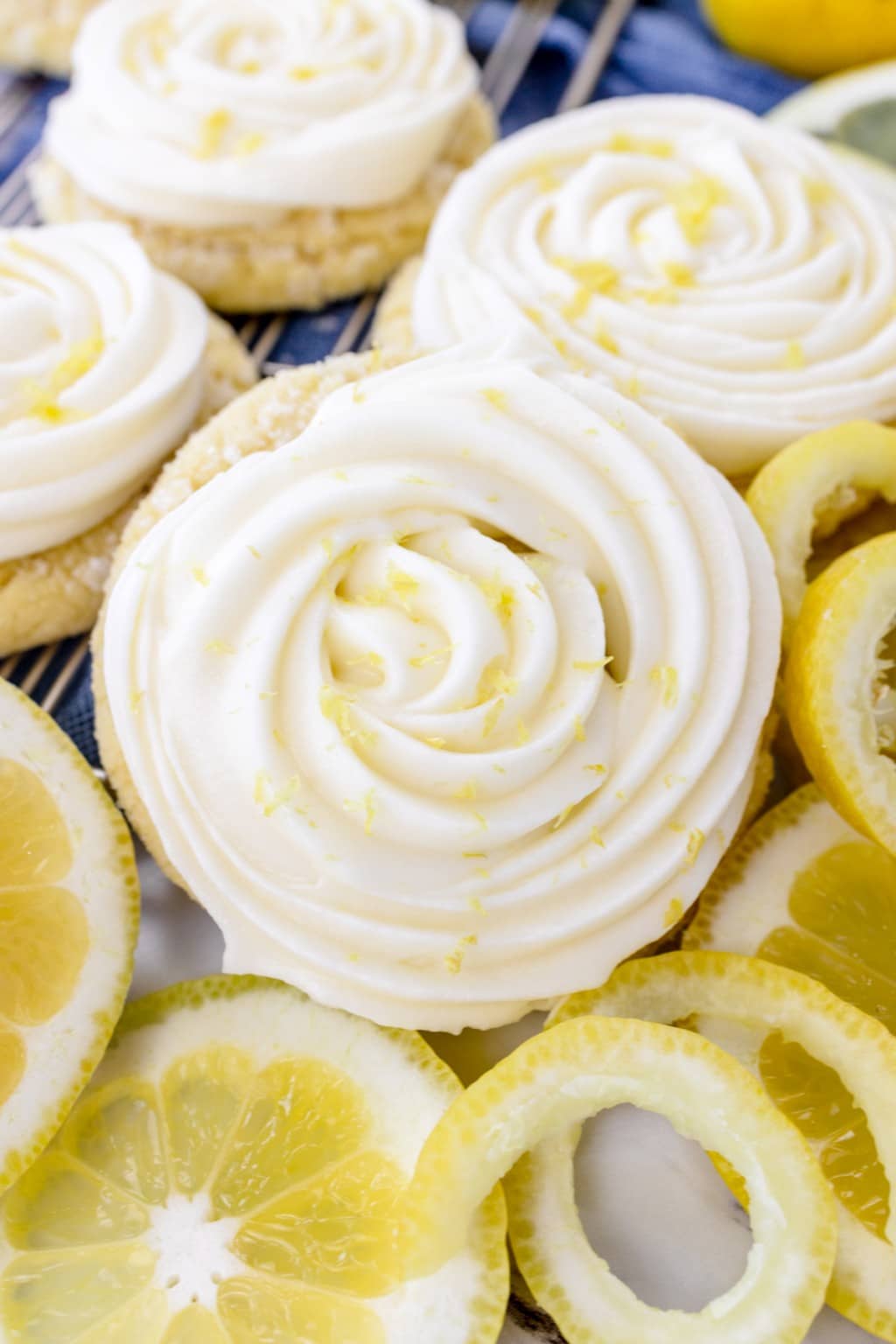 Tasty Frosted Lemon Cookies Recipe with Lemon Zest
