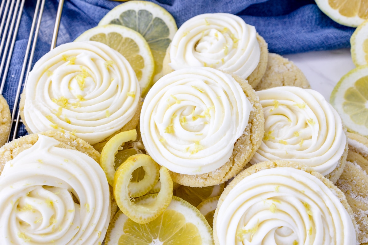 Frosted Lemon Sugar Cookies