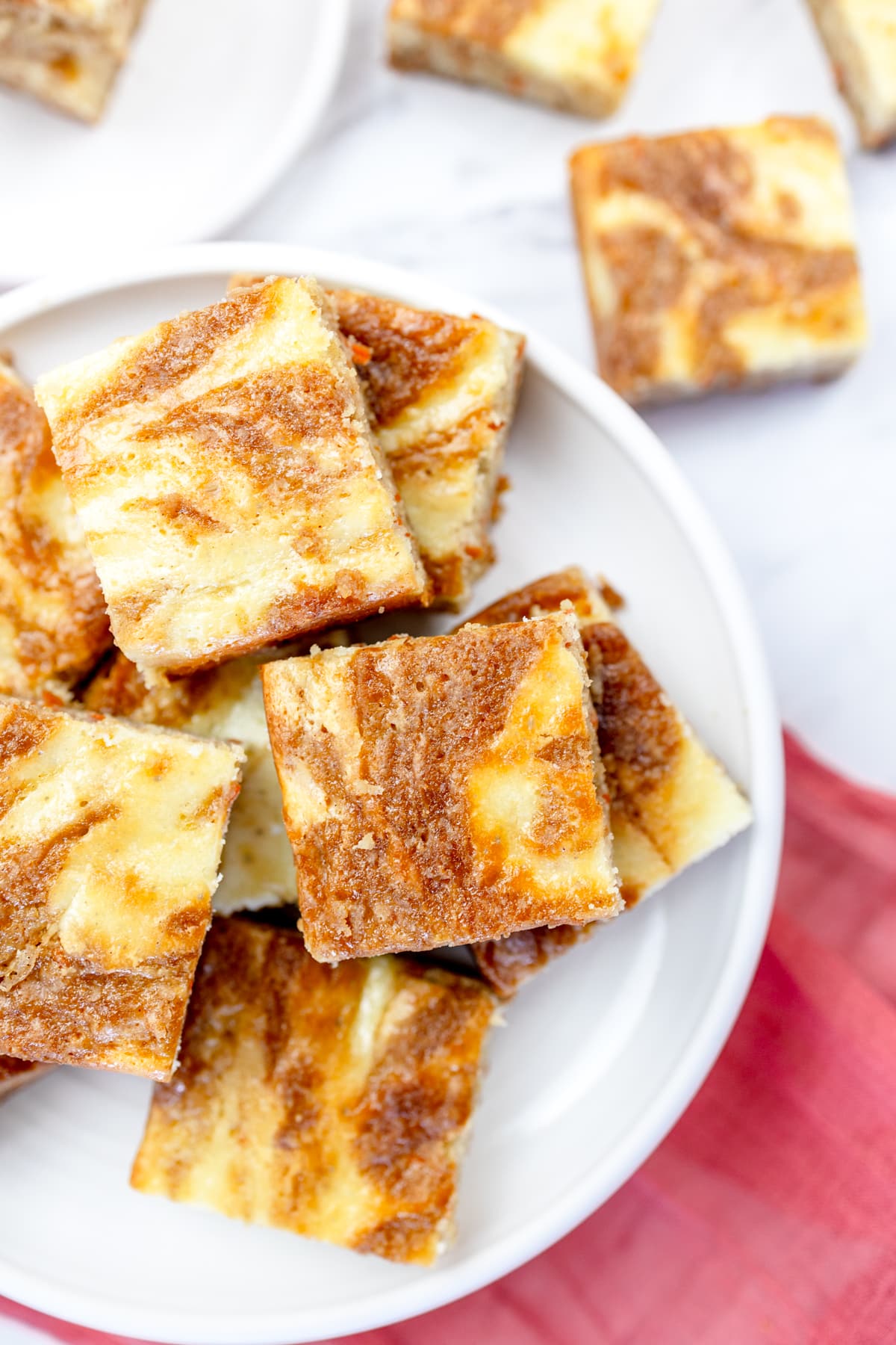 Carrot Cake Cheesecake Bars