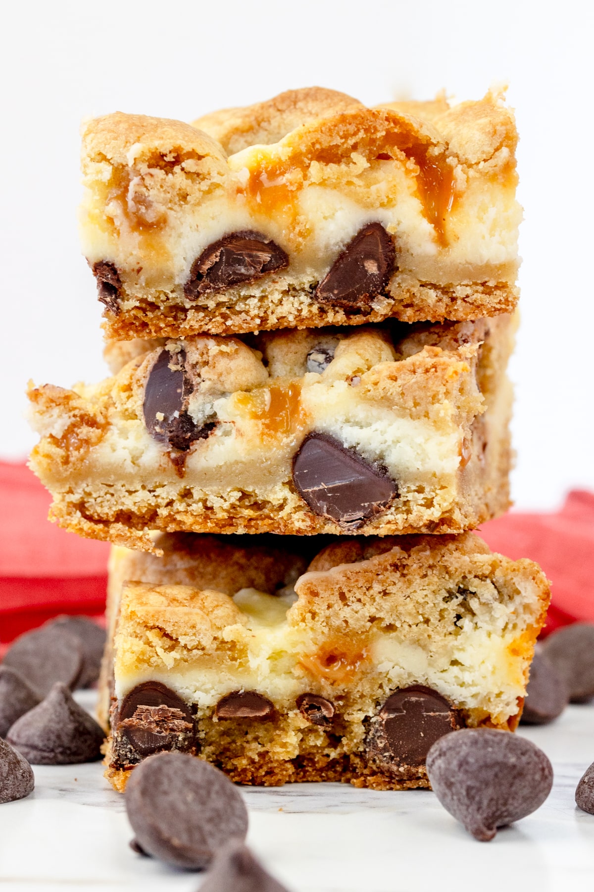 Chocolate Chip Cheesecake Bars