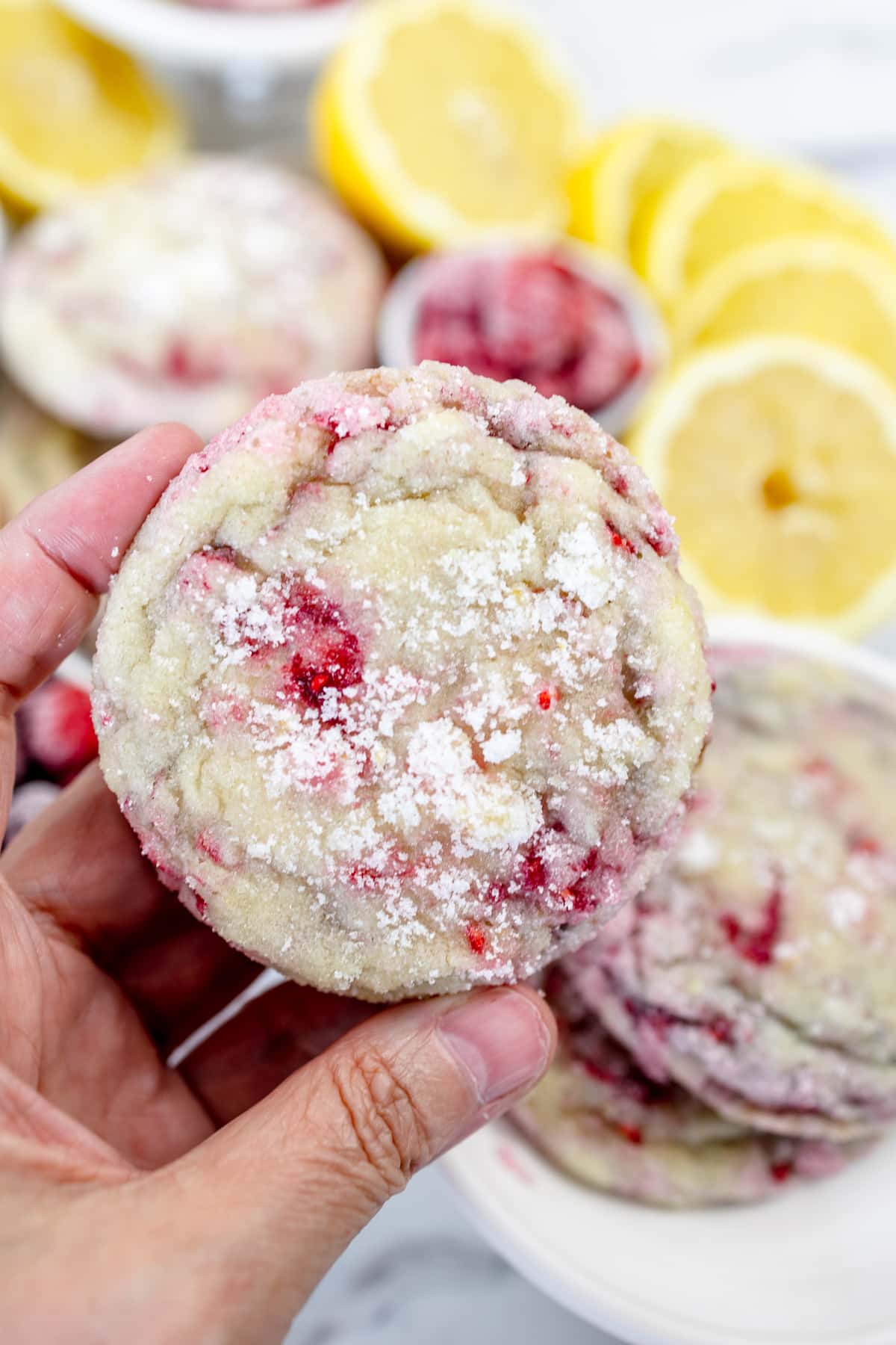 Lemon Raspberry Cookies