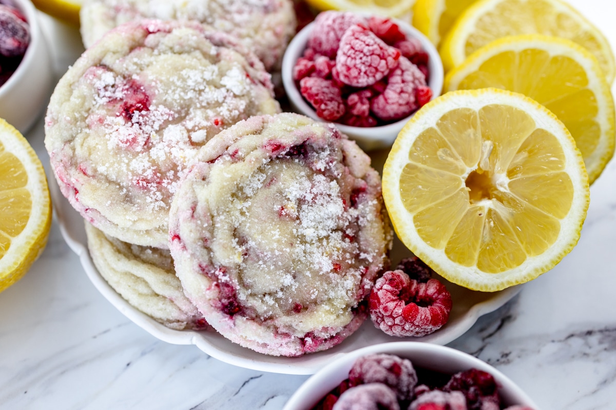 Lemon Raspberry Cookies