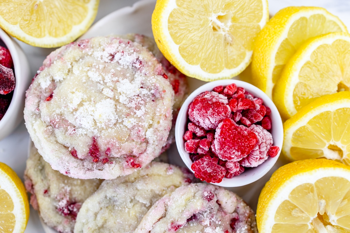 Raspberry Lemon Cookies