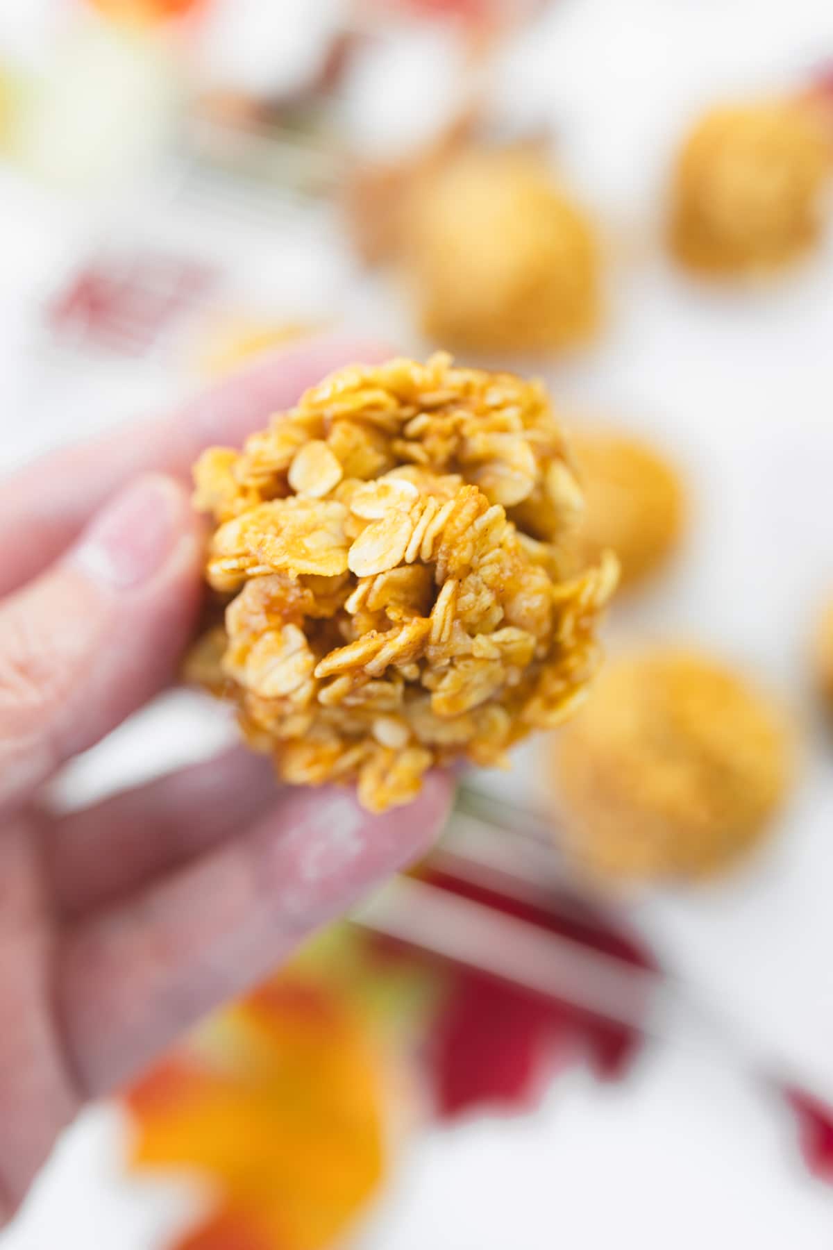 No Bake Pumpkin Cookies