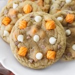 Pumpkin Spice Cookies with White Chocolate