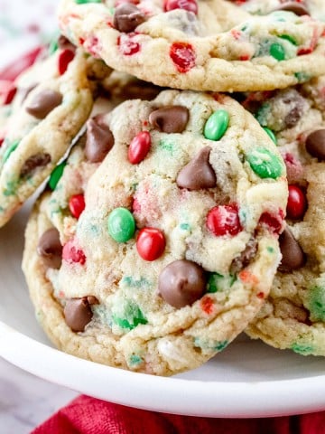 Santa Cookies Christmas MM Cookies