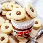 Condensed Milk Cookies with Nutella