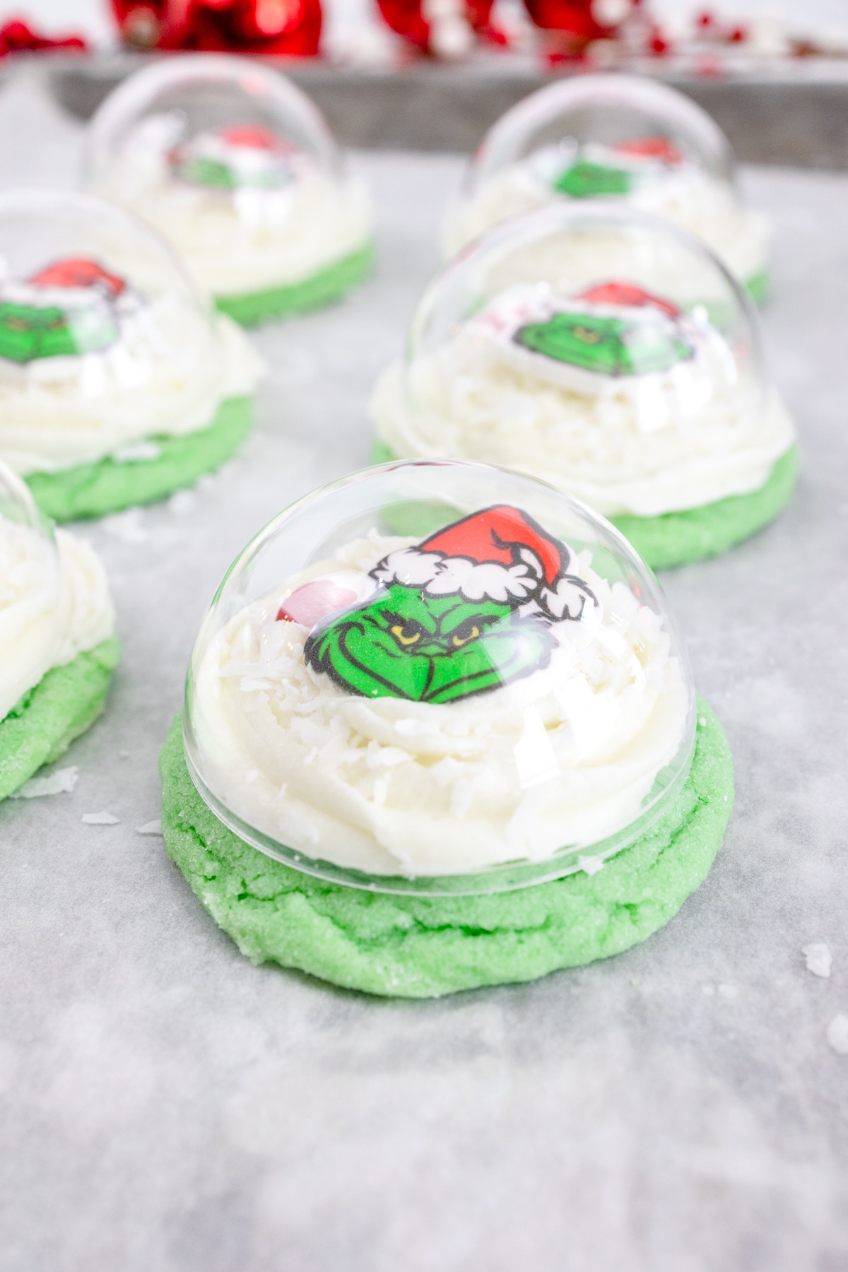 Snow Globe Cookies for Christmas