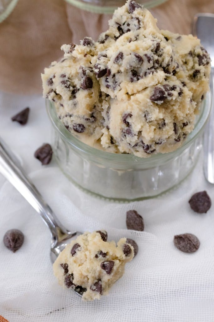 Edible Cookie dough with Chocolate Chips